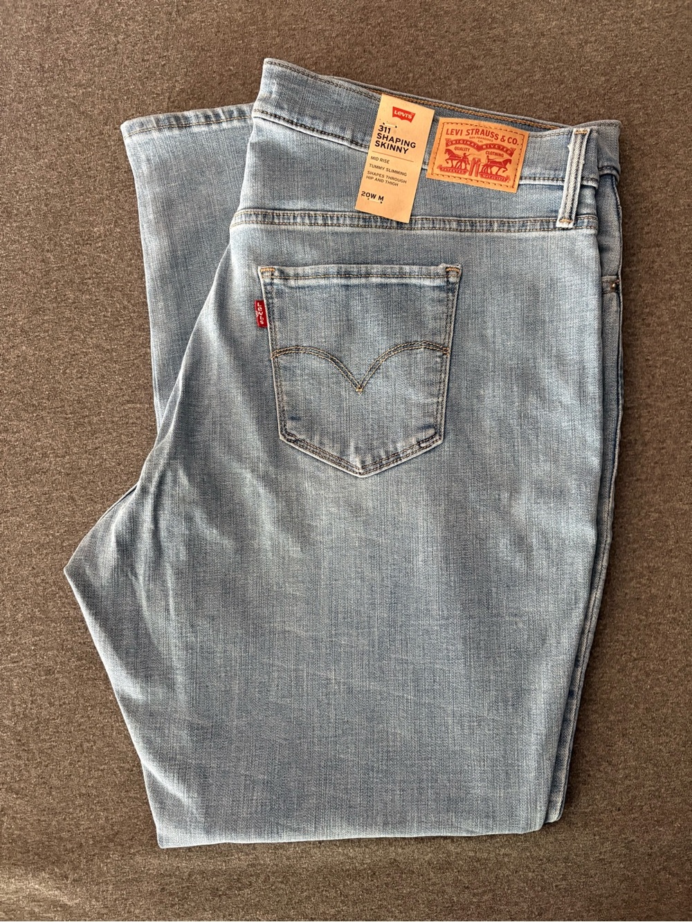 Women’s 20W Levi’s 311 Shaping Skinny Jeans in Light Blue
